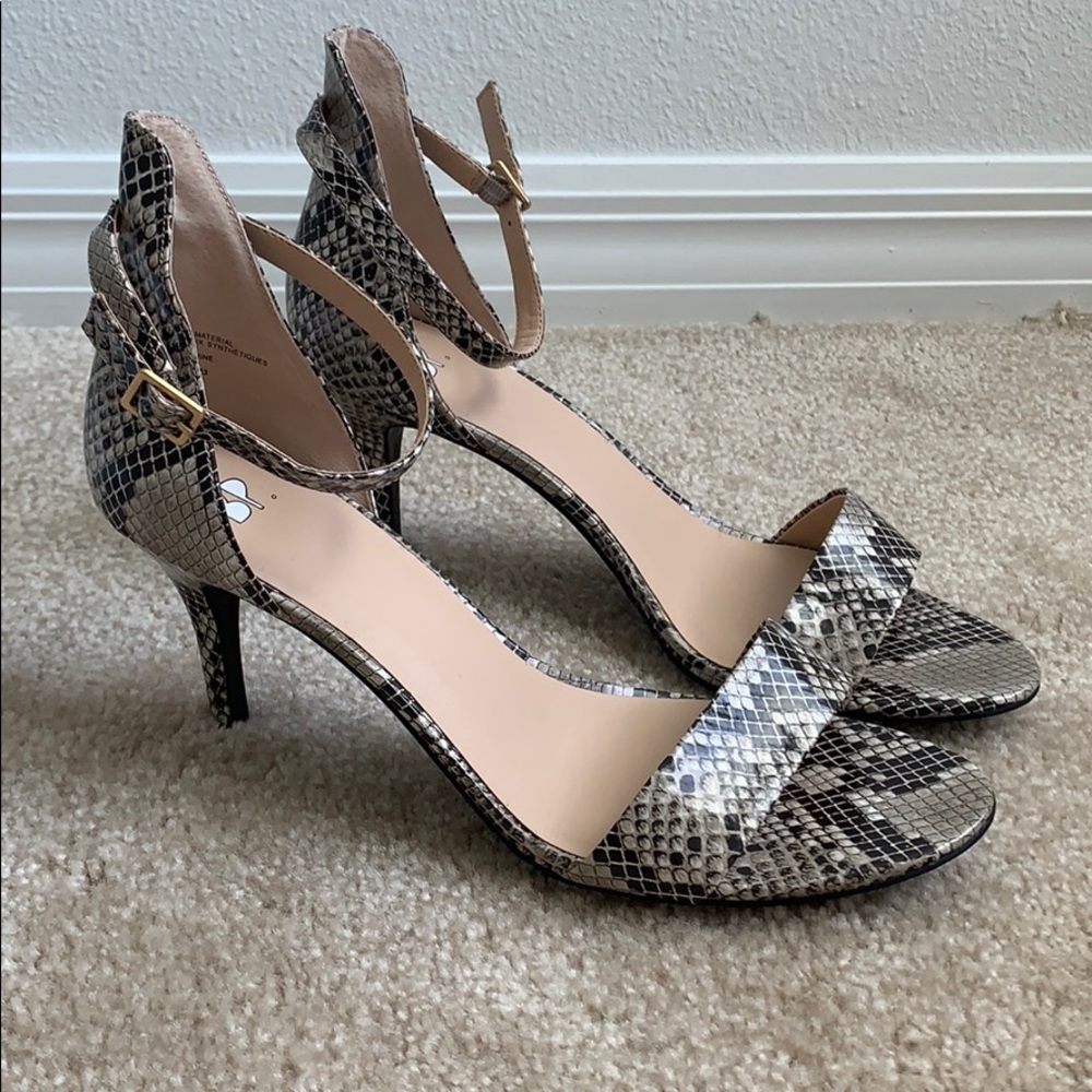 Snakeskin Heels